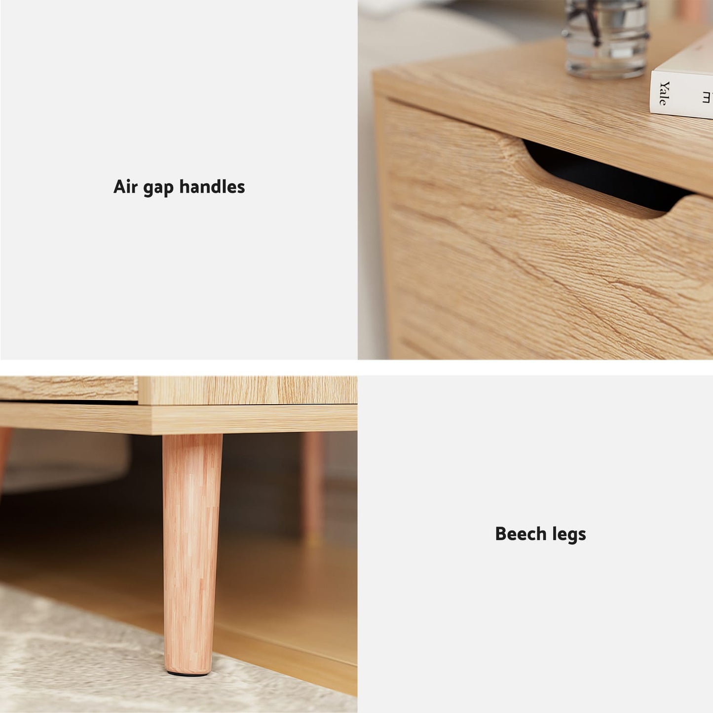 Queen Bed Frame Storage 216x160x99cm