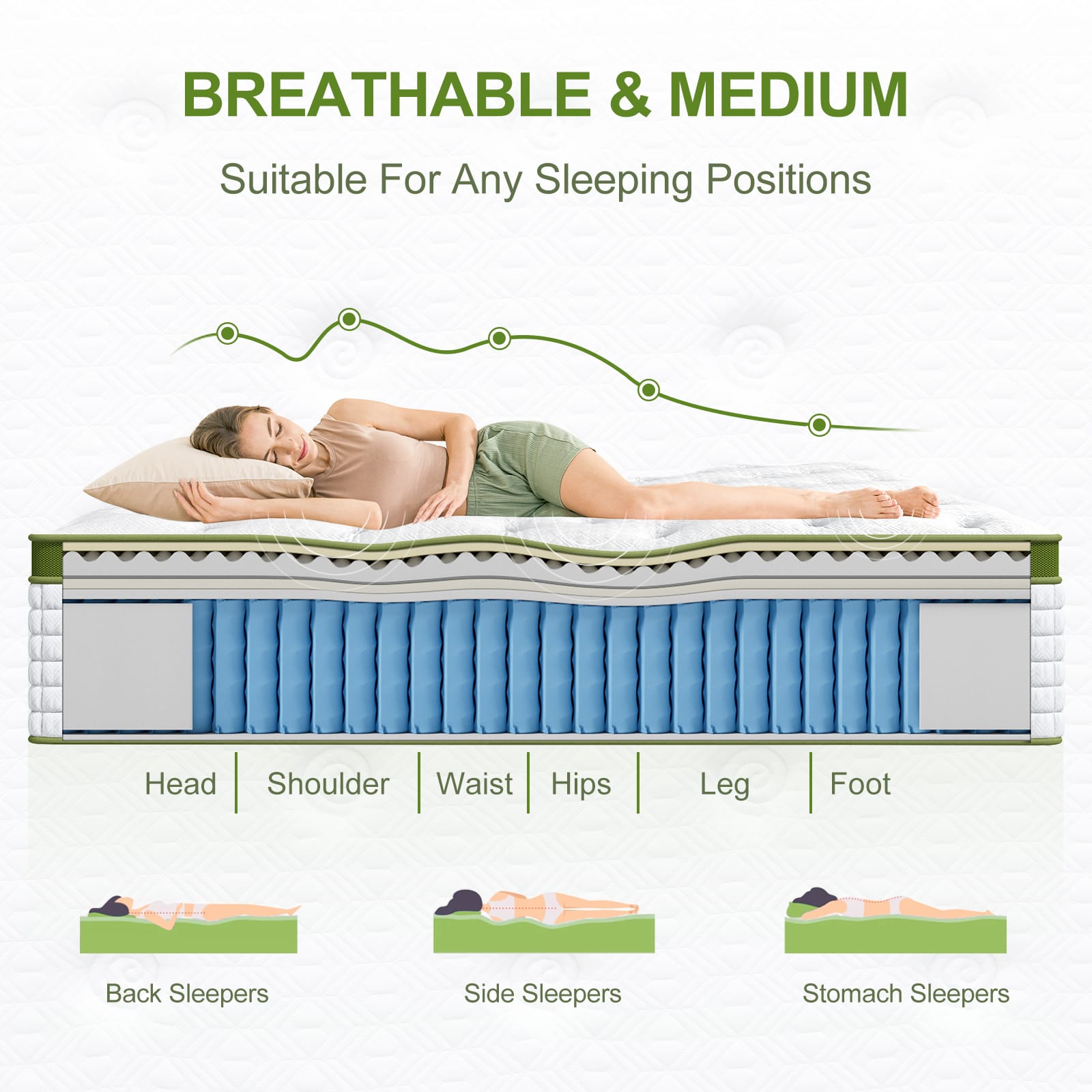 Charcoal bed frame 190x138cm, view 7