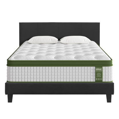 Charcoal bed frame 190x138cm, view 8