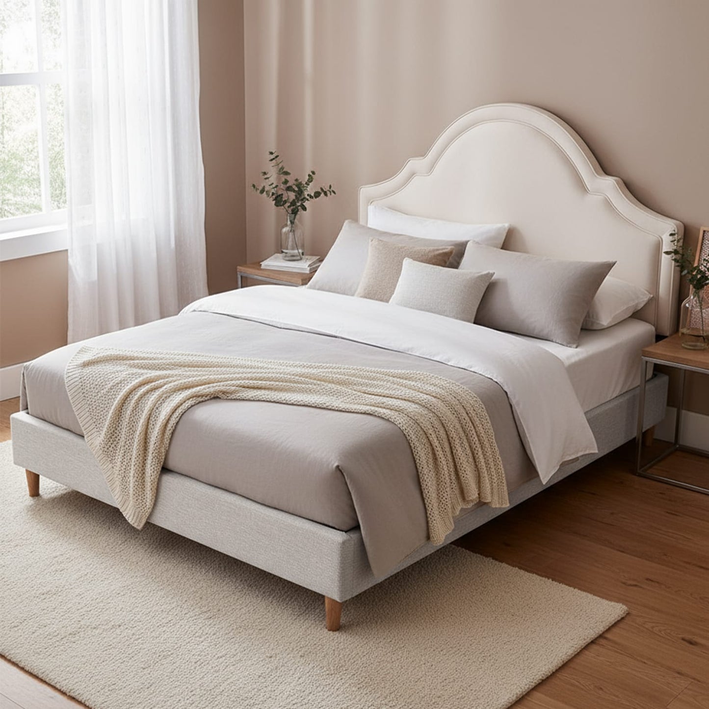 Queen Bed Frame Storage 153x203cm