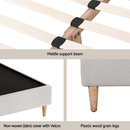 Queen Bed Frame Storage 153x203cm