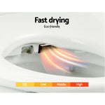 Electric Bidet Toilet Seat Cover Auto Smart Water Wash Dry Panel Control