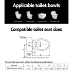 Electric Bidet Toilet Seat Cover with Auto Smart Spray and Knob - Electronic Seats