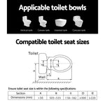 Electric Bidet Toilet Seat Cover with Auto Smart Spray and Knob - Electronic Seats