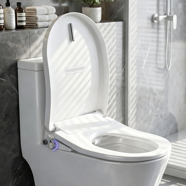  Electric Bidet Toilet Seat D-Shape Heated Air Dryer | Home & Living