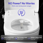 Electric Bidet Toilet Seat D-Shape Heated Air Dryer | Home & Living