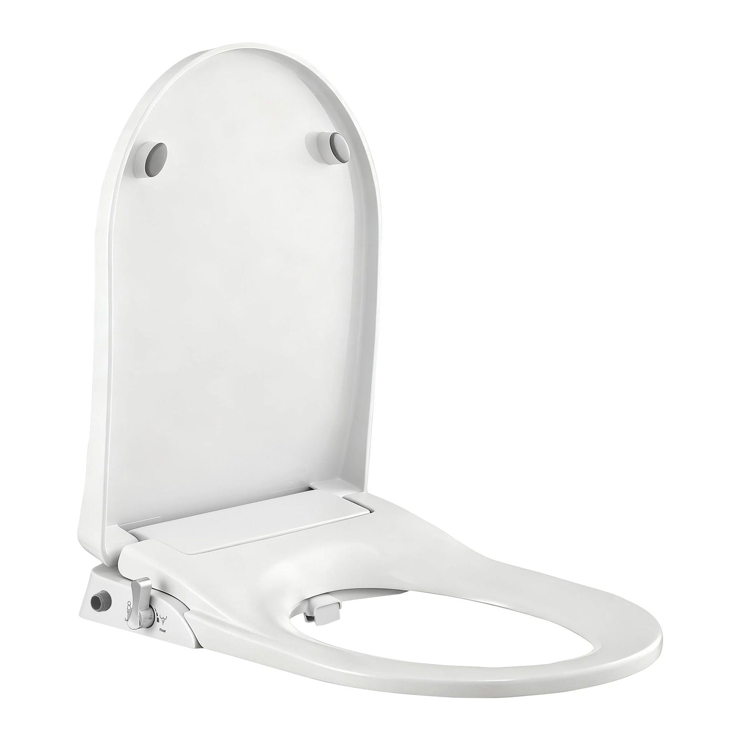 Non-Electric Bidet Toilet Seat D-Shape Dual Nozzle | Home & Living