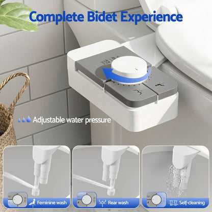 Bidet Attachment Dual Nozzle Non-Electric | Home & Living