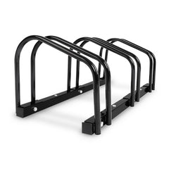 3 Bike Stand Rack Bicycle Storage Floor Parking Holder Cycling Black