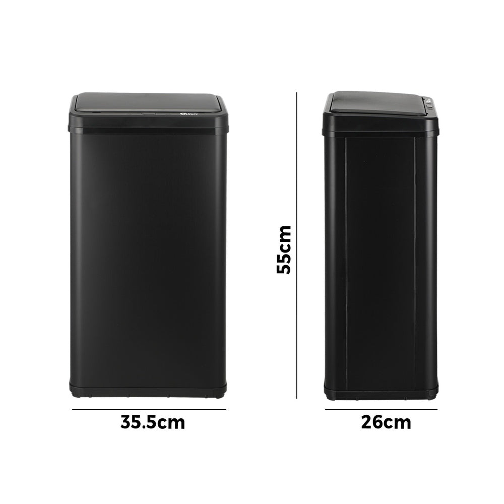 Motion Sensor Bin 40L Automatic Black