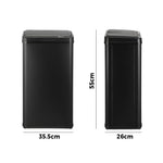 Motion Sensor Bin 40L Automatic Black