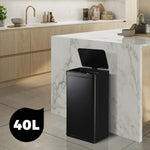 Motion Sensor Bin 40L Automatic Black