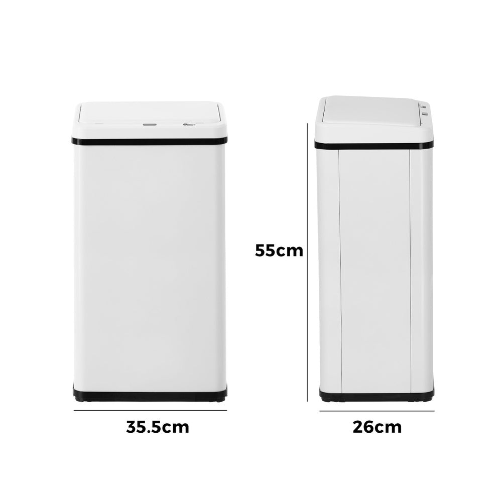 40L Motion Sensor Bin Stainless Steel | HomeAndLiving - 8