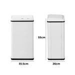 40L Motion Sensor Bin Stainless Steel | HomeAndLiving