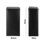 50L Motion Sensor Bin Automatic Rubbish Trash Can Black