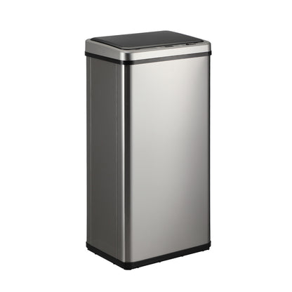 Automatic Motion Sensor Bin 50L Silver