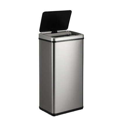 Automatic Motion Sensor Bin 50L Silver