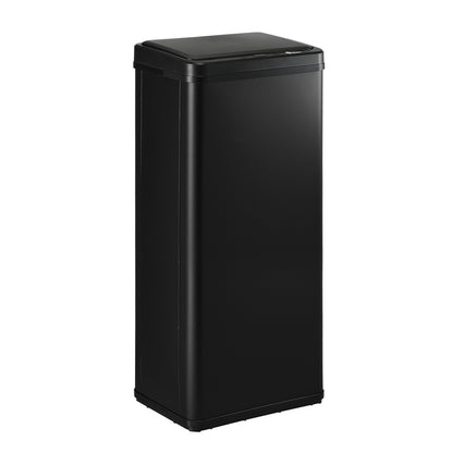 60L Motion Sensor Bin Stainless Steel Black