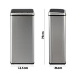 Motion Sensor Bin 60L Automatic Silver