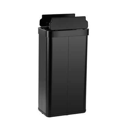 75L Motion Sensor Bin Stainless Steel Automatic Trash Can Kitchen White/Black