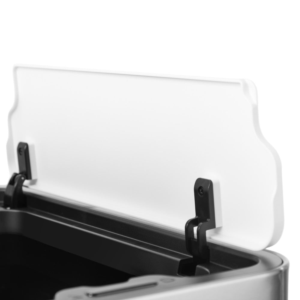 75L Motion Sensor Bin Stainless Steel Automatic Trash Can Kitchen White/Black