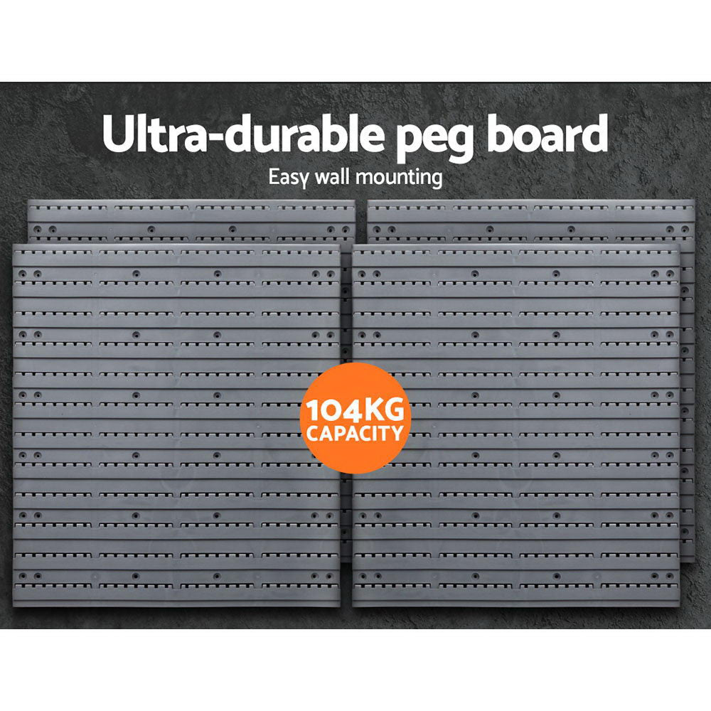 88 Storage Bin Rack Wall Mounted