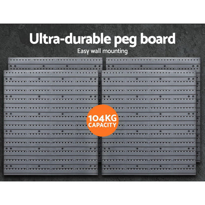 88 Storage Bin Rack Wall Mounted
