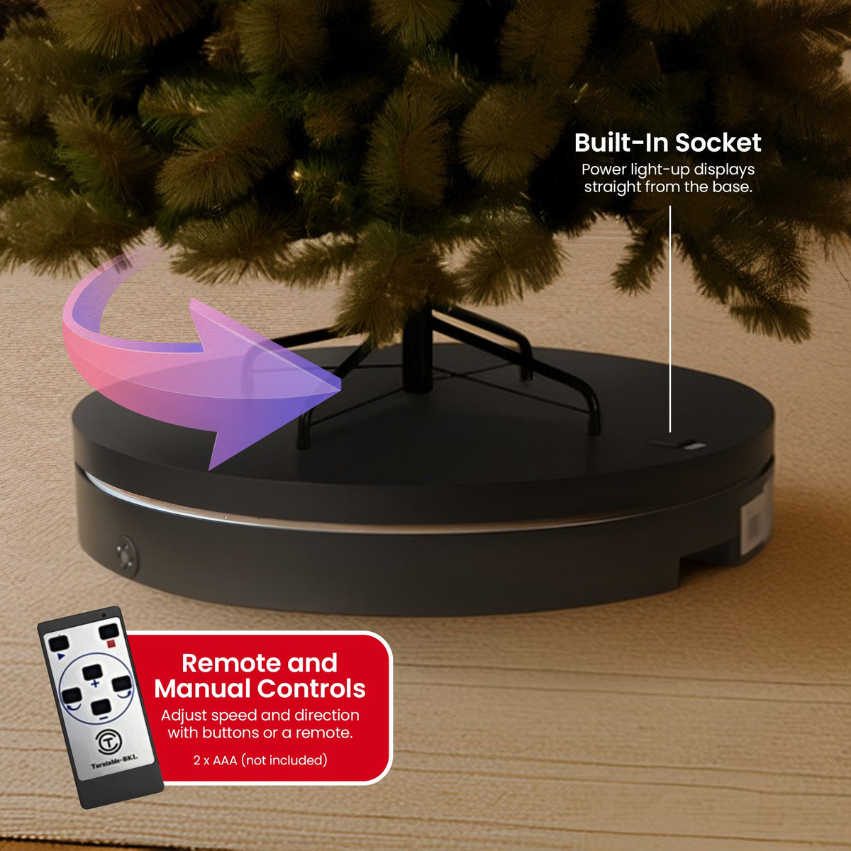 80cm 200kg Electric Rotating Display Turntable