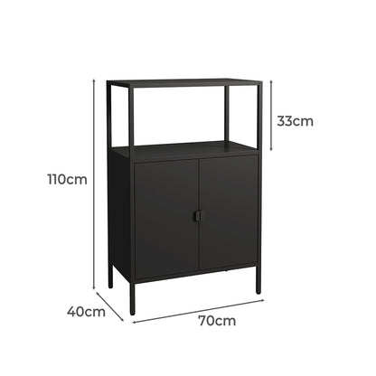 Organize Efficiently with 4-Tier Metal Filing Cabinet Storage