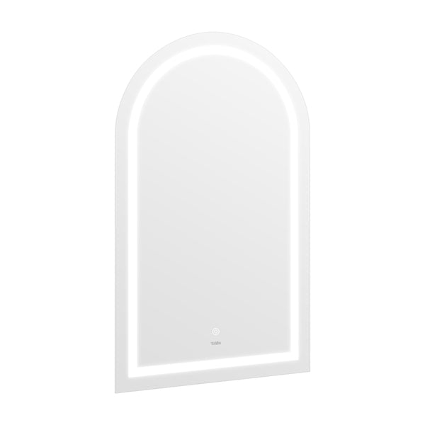  LED Arched Bathroom Mirror Anti-fog Smart 100x60cm