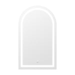 LED Arched Bathroom Mirror Anti-fog Smart 100x60cm