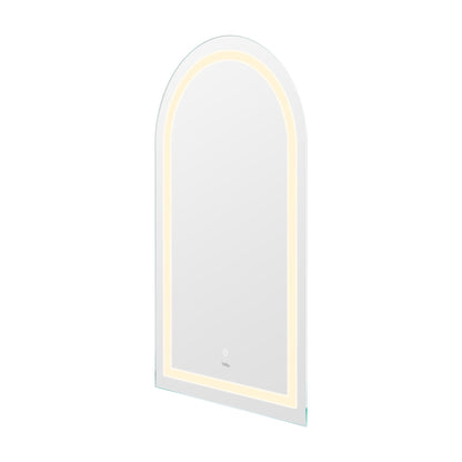 LED Arched Bathroom Mirror Anti-fog Smart 100x60cm