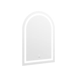 LED Arched Bathroom Mirror Anti-fog Smart 86x50cm