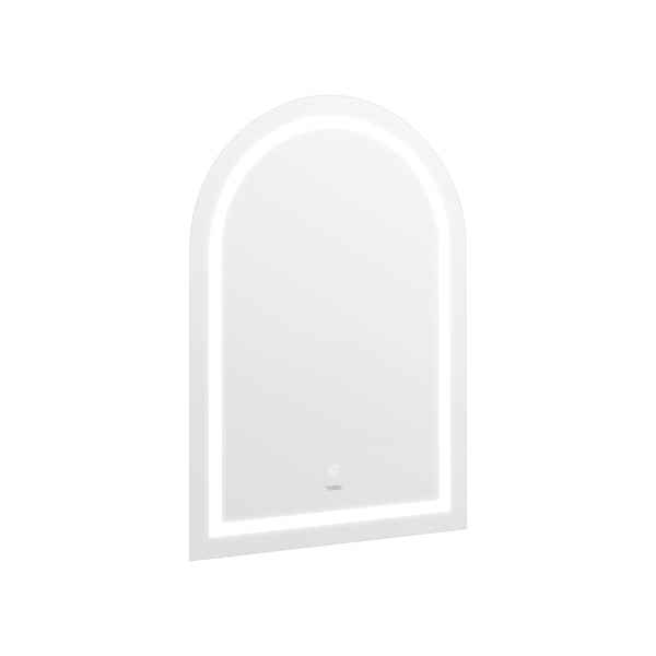  LED Arched Bathroom Mirror Anti-fog Smart 86x50cm