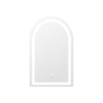 LED Arched Bathroom Mirror Anti-fog Smart 86x50cm