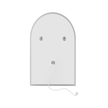 LED Arched Bathroom Mirror Anti-fog Smart 86x50cm