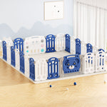 Kids Baby Playpen 24 Panels Safety Gate Toddler Fence Barrier Play Game