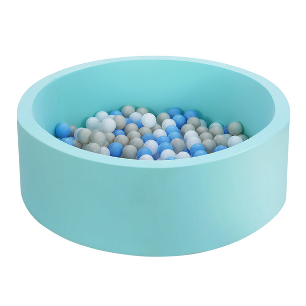  90x30cm Kids Ball Pit - Foam Play Pool Barrier Blue