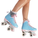 Adjustable Kids Quad Roller Skates - Cotton Candy