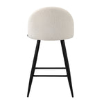 Bar Stools Kitchen Counter Stool Boucle Padded