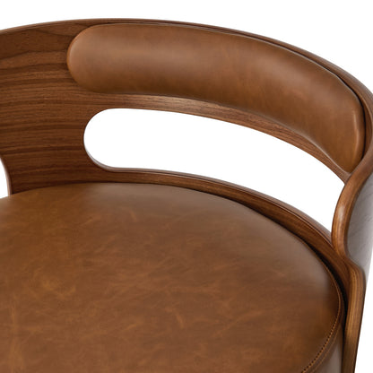 Swivel Bar Stools PU Leather Kitchen Set 2 | HomeAndLiving - 9