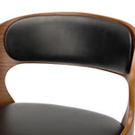 2x Bar Stools PU Leather Swivel Adjustable Kitchen Chairs Wooden Frame