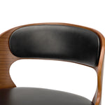 2x Modern PU Leather Gas Lift Bar Stools Kitchen Counter Chairs Black