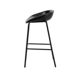 Black PU Leather Bar Stools Set of 2 | HomeAndLiving