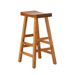 Bar Stools Wooden Counter Chairs Black/Natural