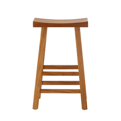 Bar Stools Wooden Counter Chairs Black/Natural