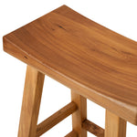 2X Bar Stool Wooden Counter Chairs Natural
