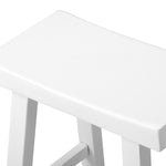 1/2X/4x Bar Stools Kitchen Stool Wooden Counter Chairs White