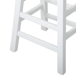 1/2X/4x Bar Stools Kitchen Stool Wooden Counter Chairs White