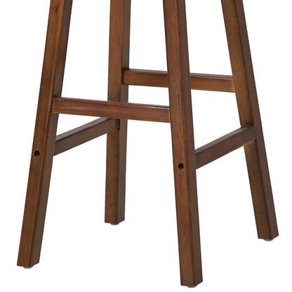 Walnut Bar Stools Kitchen Counter Set 2 | HomeAndLiving